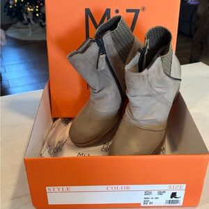 Miz Mooz Tan Ankle Boots